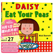 Daisy Eat Your Peas 吃豆子不挑食 廖彩杏吳敏蘭書(shū)單 英文原版兒童繪本 Nick Sharratt 啟蒙學(xué)習英文版 圖畫(huà)故事書(shū) 親子互動(dòng) 綠山墻
