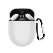 鮮程可適用Google Pixel Buds 2代保護套硅膠谷歌真無線藍牙耳機防水防 [白色]谷歌PixelBuds2代保護套