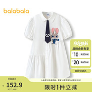 巴拉巴拉女童裙子兒童連衣裙2025夏條紋襯衫裙子208225111047