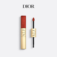 迪奧DIOR【圣誕限定】烈艷藍金雙效亮閃唇釉 747口紅化妝品生日禮物女