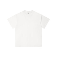 棉的美學(xué)【安心品質(zhì)】230G新疆純棉夏季重磅短袖t恤純色寬松百搭打底衫 「280g硬挺更有型」厚棉白 4XL 「推薦185-200斤」