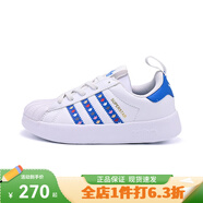 adidas阿迪達(dá)斯童鞋男女寶寶三葉草嬰童經(jīng)典貝殼頭小童板鞋ID9709 JQ5526 32