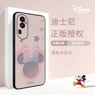 迪士尼（Disney）正版適用opporeno10手機(jī)殼Reno11pro時(shí)尚9Pro+高端reno8網(wǎng)紅7新款女6proc5保護(hù)套por鏡頭全包pro十 【鐳射米妮頭】 OPPO_Reno_10_P