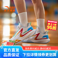 安踏兒童籃球鞋男童鞋子皮網(wǎng)面透氣運(yùn)動鞋實戰(zhàn)耐磨防滑中大童訓(xùn)練球鞋 安踏白/經(jīng)典紅/亞海藍(lán)-1 40