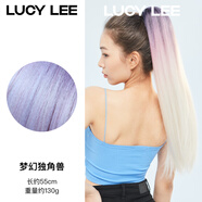 柒閱芒LUCYLEE女特工假發(fā)馬尾長(cháng)發(fā)直發(fā)抓夾式自然仿真5秒上手 讓你逛街賺足回頭率_夢(mèng)幻獨角獸_