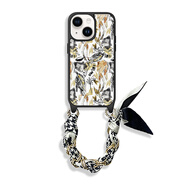 歐洛伊小眾感水彩畫(huà)適用蘋(píng)果15手機殼iPhone14手提13Promax掛繩16pro新xs簡(jiǎn)約16proMax16網(wǎng) 【創(chuàng  )意水彩馬-皮紋】+絲巾手提 iPhone_16