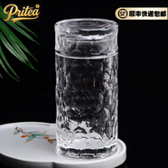 Pritea原礦水晶杯主人杯男士女士花茶杯茶具泡茶杯杯子辦公水杯 300毫升