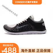 耐克（NIKE）赤足4.0 Free男女針織飛線(xiàn)薄款運(yùn)動(dòng)跑步鞋網(wǎng)面透氣慢跑鞋 黑灰 41