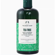 美體小鋪（THE BODY SHOP）美體小鋪茶樹潔面膠啫喱控油洗面奶系列 400ml 家庭裝