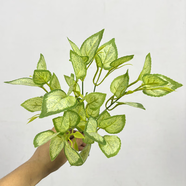 詠幻綠藝閣仿真綠植假植物隔斷造景花旅人蕉芭蕉葉室內(nèi)外園林裝飾 三叉琴葉榕130cm單支