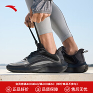 安踏（ANTA）毒刺丨男鞋運動(dòng)鞋運動(dòng)休閑鞋訓練健身跑步鞋子男 碳灰/黑-1 42
