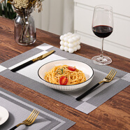 拜杰家用防燙隔熱餐桌墊輕奢高級感牛排西餐盤(pán)餐墊防水防油餐布4片裝