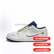 耐克（NIKE）球鞋定制JordanAJ1板鞋潮流簡(jiǎn)約魅影AWG高街復古籃球鞋男款紫黑白 (team246-男款綠影仙蹤 40 支持鑒定 假一賠十