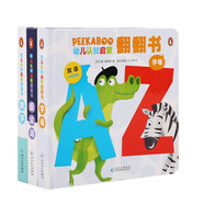 小彼恩 點(diǎn)讀版 雙語(yǔ)Peekaboo幼兒認(rèn)知啟蒙翻翻書(shū)3冊(cè) 0-3歲 毛毛蟲(chóng)點(diǎn)讀筆繪本 字母數(shù)字