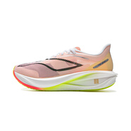 李寧（LI-NING）飛電5CHALLENGER跑步鞋男2025新款?絲競(jìng)速高回彈跑鞋ARMV001 熒光海棠紅/-15涂碼蓋章不過(guò)de 39