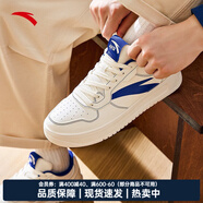 安踏（ANTA） 板鞋男鞋2025年秋季新款厚底學(xué)生小白鞋低幫休閑運動鞋子 象牙白-1 41