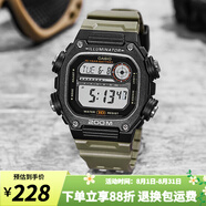卡西歐手表 復(fù)古小方塊 運動學(xué)生表 多功能持久電力防水男表520禮物 DW-291HX-5A