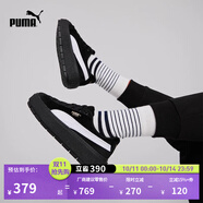 彪馬（PUMA）【厚底鞋】女經(jīng)典復(fù)古增高休閑鞋松糕鞋 PLATFORM 372613 黑色-白-01 40