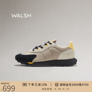 NormanWalsh【李晨/董潔同款】EMD綠寶石系列加厚休閑運動(dòng)巴恩風(fēng)復古慢跑鞋 灰綠/黑色 38 偏小一碼