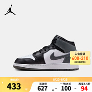 NIKE AIR JORDAN耐克AJ1中幫兒童籃球運(yùn)動鞋內(nèi)嵌氣墊緩震兒童休閑板鞋 DQ8423-001 40 【建議腳長25cm】