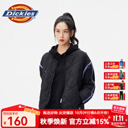 dickies 女士棉服外套 保暖上衣夾克易穿搭10803 黑色 XL