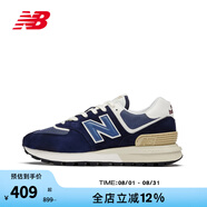 NEW BALANCE NB 574系列新款舒適耐磨休閑運動(dòng)跑步鞋男女款藍白 U574LGBB U574LGBB-D 38 (腳長(cháng)23.5cm)