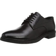 暇步士（Hush Puppies）男士經(jīng)典商務(wù)正裝皮鞋 舒適透氣輕便休閑鞋 Black 43