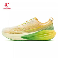 喬丹風(fēng)行Pro2.0競速跑步鞋男鞋冬季新款馬拉松減震透氣中考體測運動(dòng)鞋 酸檸綠/明黃 40