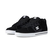 Dcshoecousa男士經(jīng)典簡(jiǎn)約中幫板鞋 Pure 舒適抓地防滑耐磨支撐休閑鞋小白鞋 Black/White 44.5