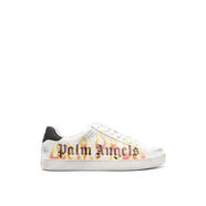 PALM ANGELS男士板鞋噴漆火焰logo休閑運動(dòng)鞋 白色 44