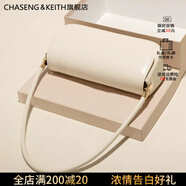 CHASENG&KEITH輕奢風(fēng)腋下包2025包包女法棍包斜挎包單肩包情人節生日禮物送女友 【白色】女包-限定輕奢感 中包
