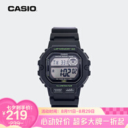 卡西歐（CASIO）【京東奧萊】手表男小方塊運(yùn)動防水學(xué)生男女表多功能非機(jī)械電子表 WS-1400H-1A