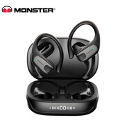 魔聲（Monster）藍牙耳機耳掛式入耳佩戴X05新款高音質(zhì)智能降噪運動(dòng)超長(cháng)續航 新升級雙頻高清解碼版【商務(wù)黑】
