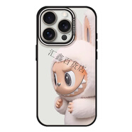 CASESHOWCASESHOCK×拉布布高端品質(zhì)labubu適用于蘋果16手機殼iPhone16Pro 拉布布4號-透明黑框(升級版高品 iPhone14ProMax