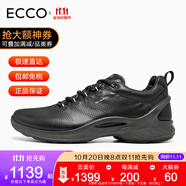 ECCO愛步小經(jīng)典男鞋春夏休閑鞋緩震舒適透氣運動鞋健步837514【現(xiàn)貨】 黑色837514-01001 40