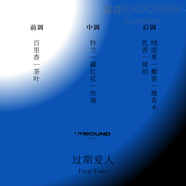 靠森（Kaooseen）UNBOUND FRANCE「過(guò)期愛(ài)人」香水木質(zhì)小眾品牌高級(jí)禮盒中性持久 香型介紹 東方花香調(diào)75ml