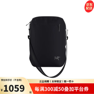 始祖鳥（ARC'TERYX）單肩斜挎包heliad 12L logo徽標(biāo)多功能純色尼龍手提包男女同款 黑色 約37*17*44cm