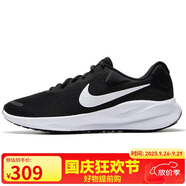 耐克NIKE男子跑步鞋REVOLUTION 7運(yùn)動(dòng)鞋F(xiàn)B2207-001黑白43