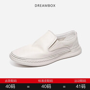 dreambox【斷碼撿漏】鈞博超值特惠真皮透氣純手工男鞋 3號米白色 39