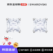 施華洛世奇（SWAROVSKI）【韓國直郵】ATTRACT耳釘男女情侶款閃耀鍍銠水晶5430365鍍金白色