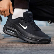 耐克（NIKE）男鞋25秋冬季新款運動(dòng)休閑鞋慢跑鞋AIR MAX氣墊鞋緩震透氣跑步鞋 黑武士/后掌氣墊/新到貨 45