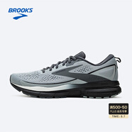 布魯克斯（BROOKS）男子減震舒適跑鞋Trace 3 軌跡1104121D 灰色/黑色/烏木色45.5