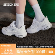 斯凱奇（Skechers）女鞋秋季厚底老爹鞋百搭熊貓鞋軟底舒適外穿休閑運動鞋11959