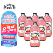 賓得寶（Bundaberg）含氣葡萄柚汁飲料375ml*6玻璃瓶裝  澳州網(wǎng)紅露營(yíng)發(fā)酵果汁氣泡水