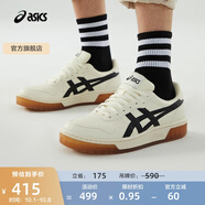 亞瑟士ASICS男鞋女鞋運動休閑鞋復古籃球鞋百搭板鞋 COURT MZ 米白色/黑色 43.5