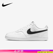耐克（NIKE）男鞋 2025新款夏季COURT VISION休閑鞋低幫運動(dòng)鞋透氣板鞋子男 DH2987-101/黑白 40
