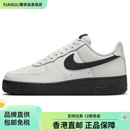 耐克（NIKE）AirForce1'07舒適百搭低幫板鞋女款白黑色 白黑色 35.5