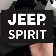 JEEP SPIRIT高端2025新款男士短袖t恤純棉polo衫中老年夏季寬松純色上衣潮 吉普品牌KLA11-P1021黑色 S 165【建議120斤以下】