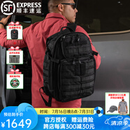 5.11（TACTICAL SERIES ）雙肩突擊包511戶外戰(zhàn)術(shù)大容量耐磨防潑水登山包迷彩雙肩背包56563 黑色019（24小時(shí)37升容量）
