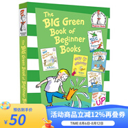 蘇斯博士英語(yǔ)啟蒙認(rèn)知 The Big Green Book Of Beginner Books 綠色大書 英文原版精裝入門繪本故事選集6合1 七色系列 綠色大書 英文原版精裝入門繪本故事選集6合1 七